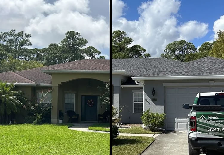 Roof renovation project